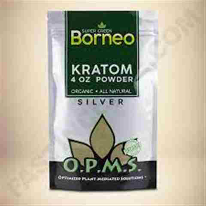 Picture of O.p.m.s silver powder 4oz - Super green borneo