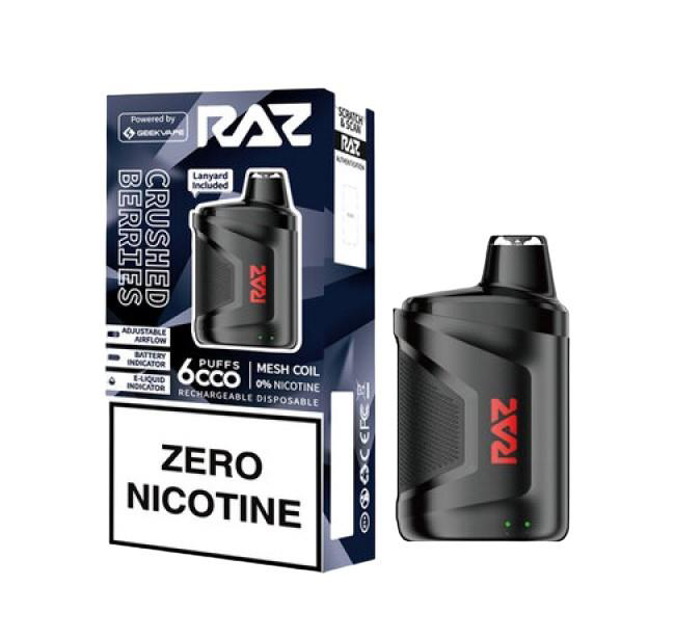 Picture of Raz CA6000 0% Nic Crushed Berries