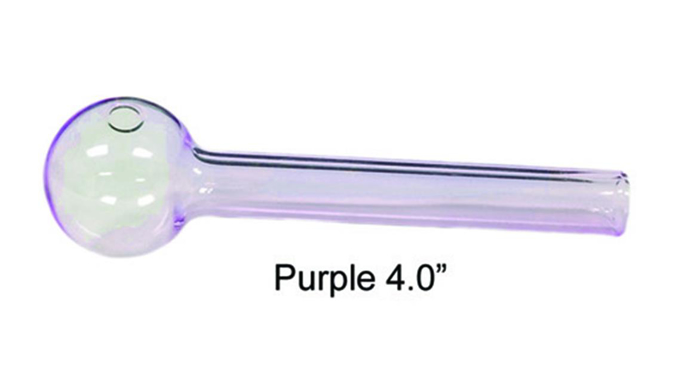 Picture of Glass 4in Oil Burner Purple