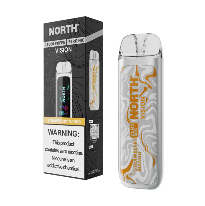 Picture of North Vision Zero Nic 15KPuffs Strawberry Mango
