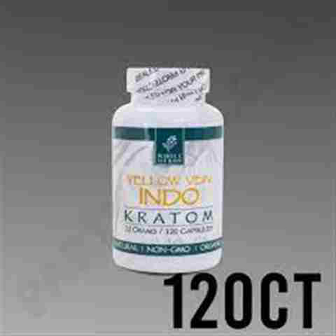 Picture of WHOLEHERBS KRATOM CAPSULES 72G 120CT - YELLOW VEIN INDO
