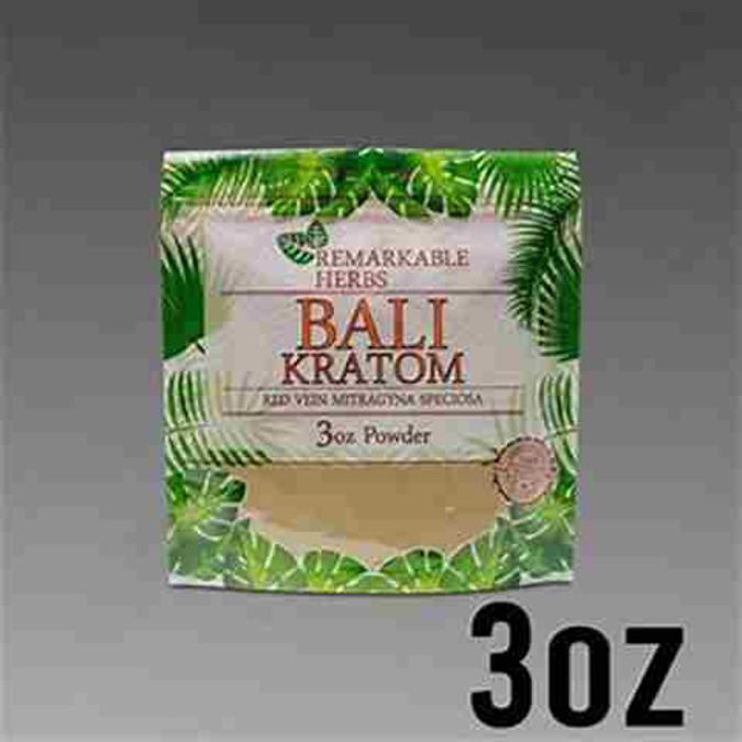 Picture of Remarkable Herbs Kratom powder 3 oz - RED VEIN BALI 