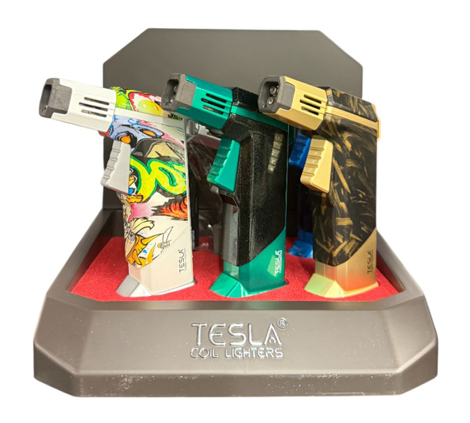 Picture of 61771 Tesla Turbo Torch Lighter 12CT