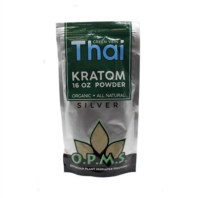 Picture of O.P.M.S silver powder 16oz - Green vein thai
