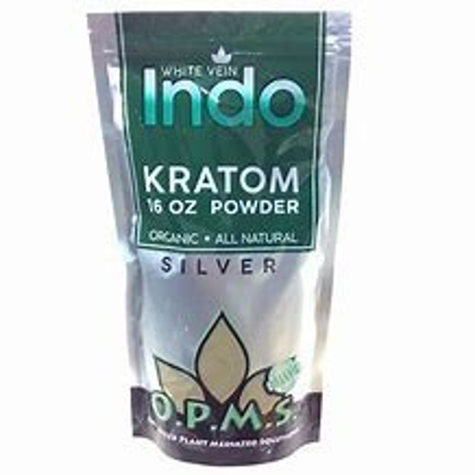 Picture of O.P.M.S silver powder 16oz - White vein indo