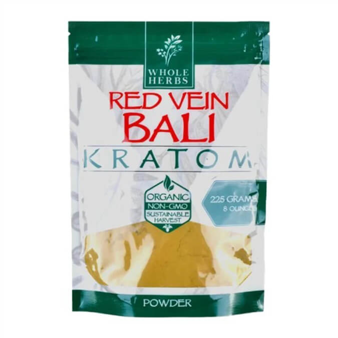 Picture of WHOLEHERBS KRATOM POWDER 8OZ - RED VEIN BALI