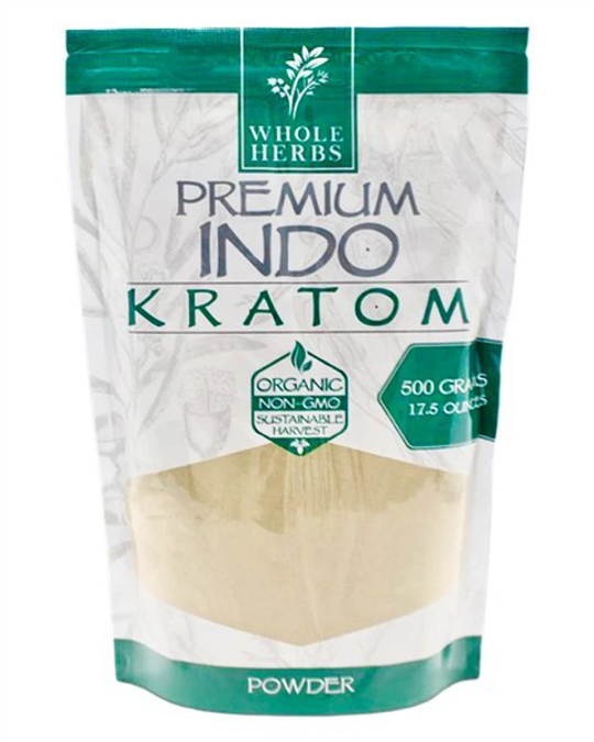 Picture of Wholeherbs Kratom powder 500gm 17oz - Green vein indo