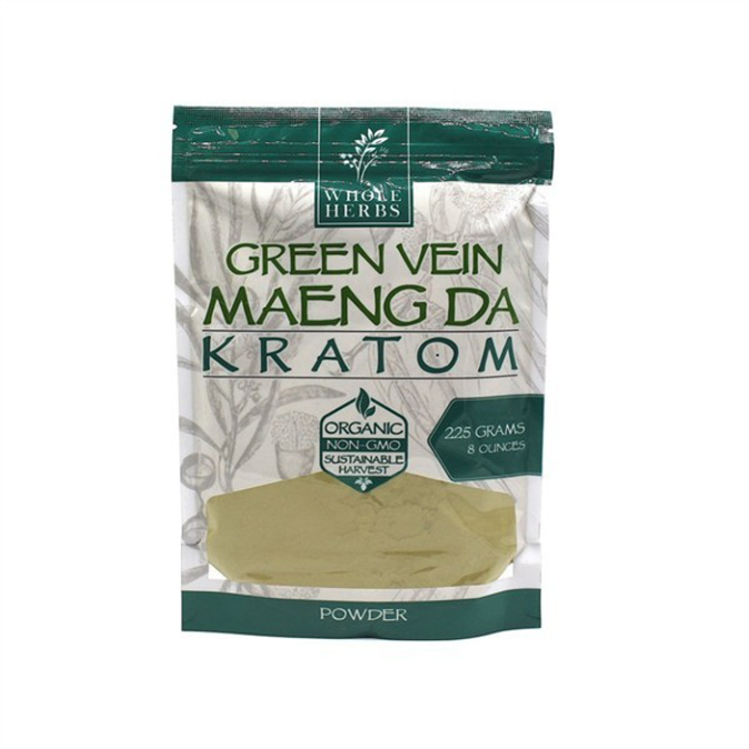 Picture of WHOLEHERBS KRATOM POWDER 225G 8OZ - GREEN VEIN MAENG DA