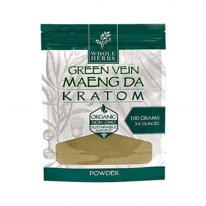 Picture of Wholeherbs Kratom powder 3.5oz - Green vein maeng da