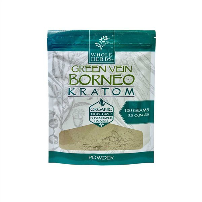 Picture of Wholeherbs Kratom powder 3.5oz - Green vein borneo