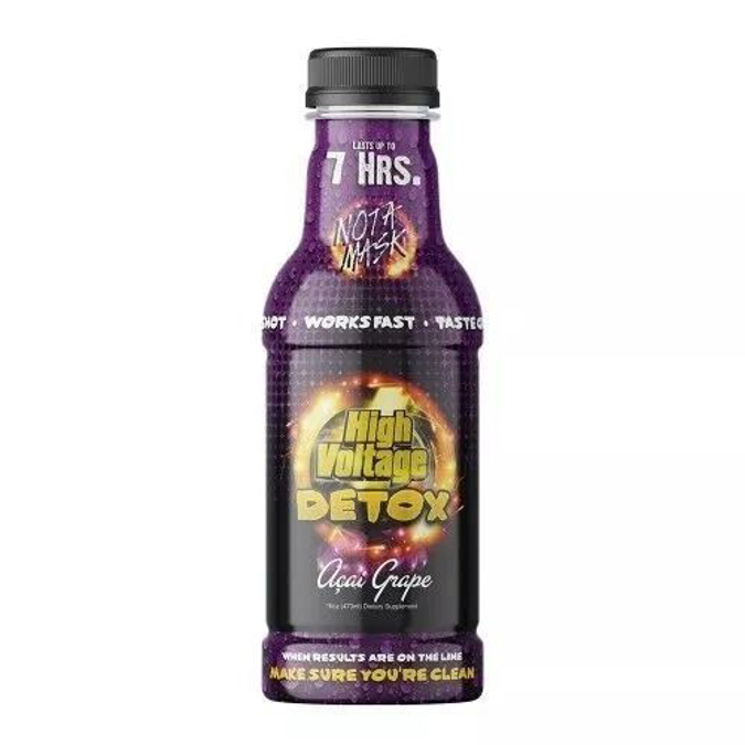 Picture of HIGH VOLTAGE DETOX 16 OZ - ACAI GRAPE 