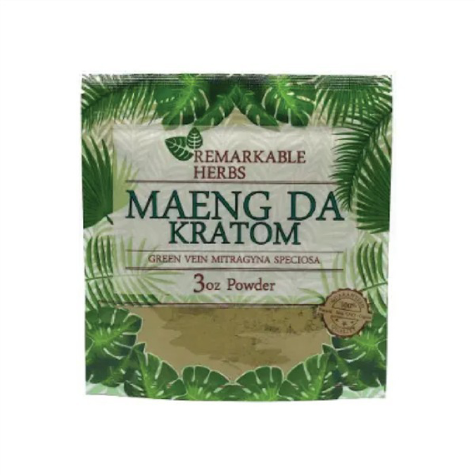 Picture of Remarkable Herbs Kratom powder 3oz - Green maeng da