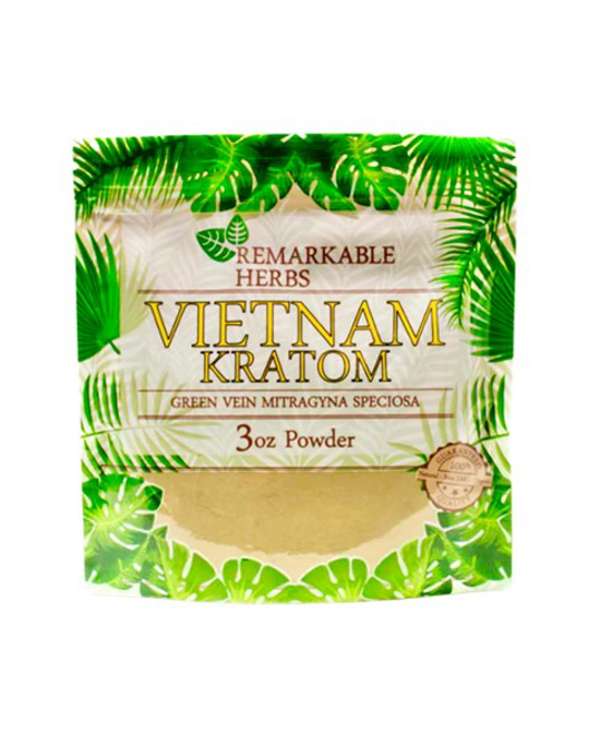Picture of Remarkable Herbs Kratom powder 3oz - Vietnam Green Vein