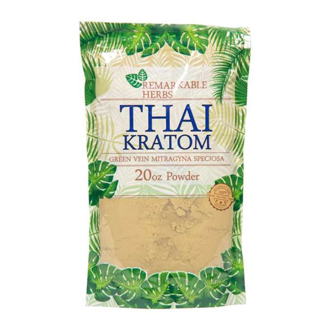 Picture of Remarkable Herbs Kratom powder 20oz - Green vein thai