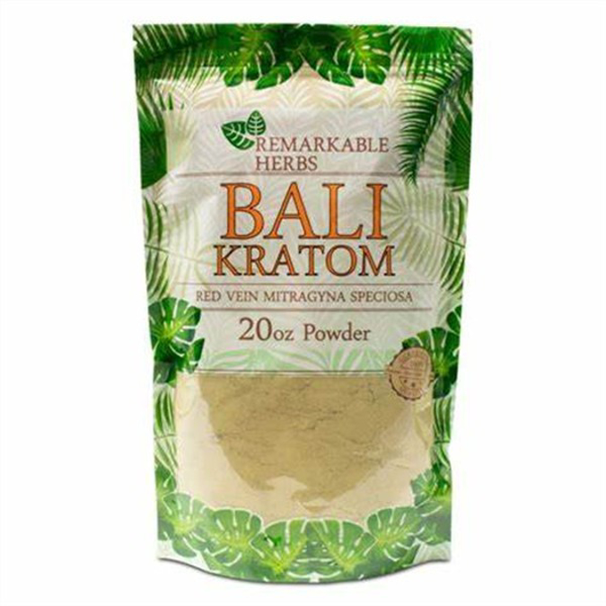 Picture of Remarkable Herbs Kratom powder 20 oz - Red Vein Bali