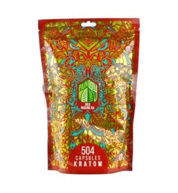 Picture of Painout kratom capsules 504ct - Red maeng da