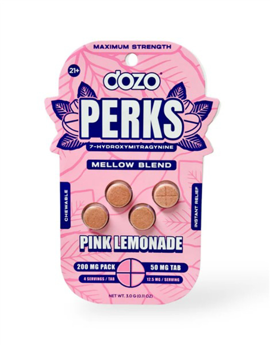 Picture of HYDROX - DOZO PERKS TAB 50MG 4CT - PINK LEMONADE