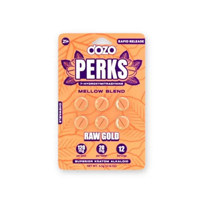 Picture of HYDROX - Dozo Perks tablets 20mg 6CT - Raw Gold