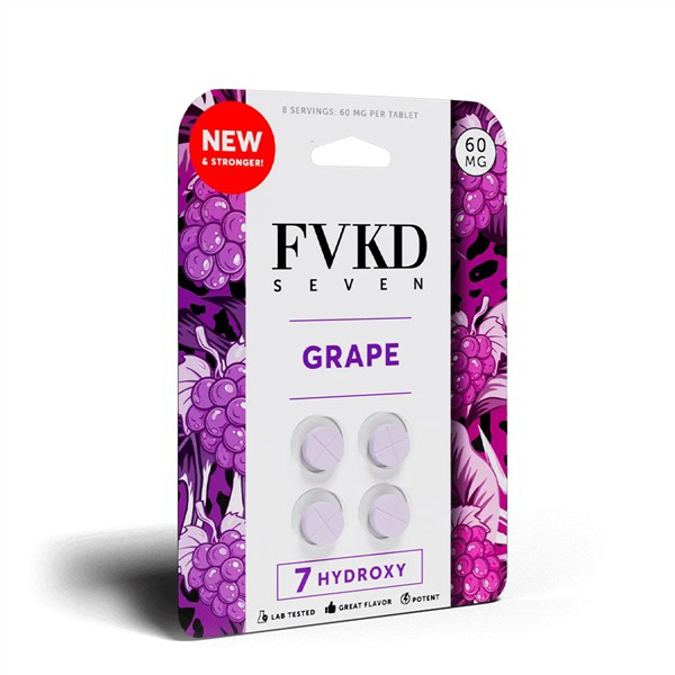 Picture of HYDROX - FVKD TAB 60MG 4CT- GRAPE