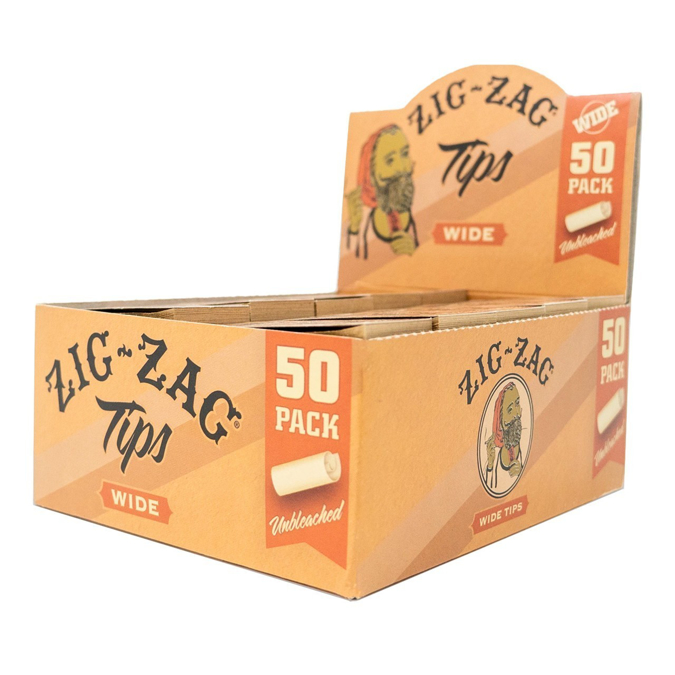 Picture of Zig Zag Original Unbleached Rolling Tips 50pk 50ct 
