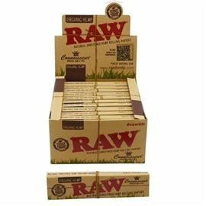 Picture of RAW Organic 1 1/4 Connoisseur Papers Tips 32pk 24ct