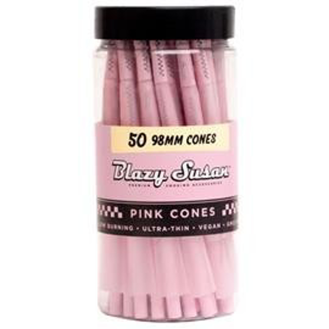Picture of BLAZY SUSAN PINK CONE 98MM 50CT