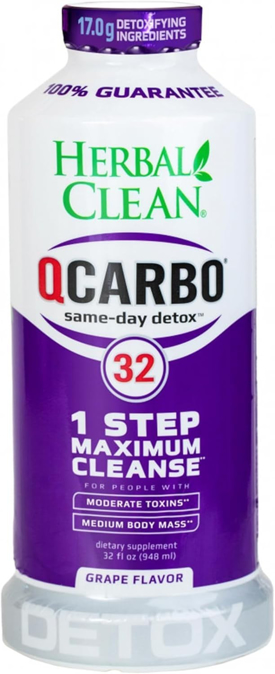 Picture of HERBAL CLEAN Q CARBO LIQUID 32OZ - GRAPE