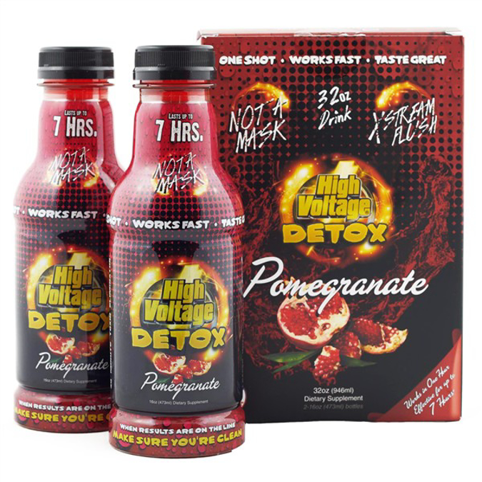 Picture of HIGH VOLTAGE DETOX 7H DRINK 32OZ 2CT/BX - POMEGRANATE