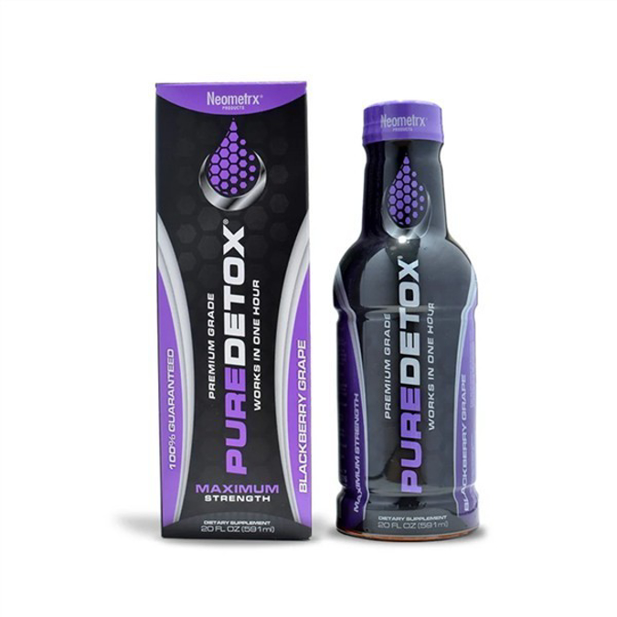 Picture of PURE DETOX MAXIMUM STRENGTH 20OZ - BLACKBERRY GRAPE