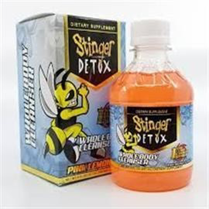 Picture of STINGER DETOX  1 HOUR EXTRA STRENGTH FORMULA 8oz - BLUE RASPABERRY
