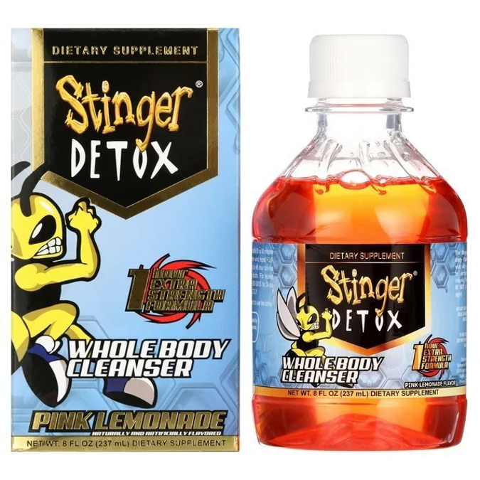 Picture of STINGER DETOX  1 HOUR EXTRA STRENGTH FORMULA 8oz - PINK LEMONAD