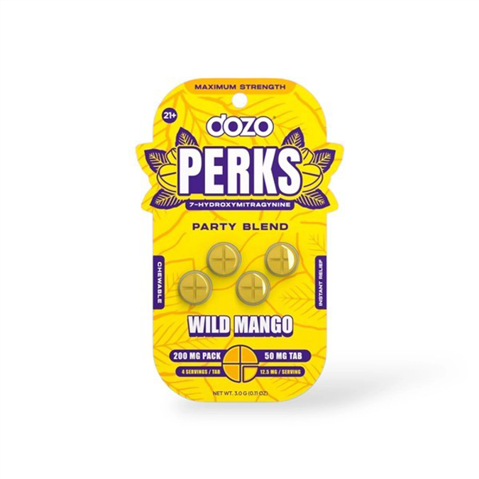 Picture of HYDROX - DOZO PERKS TAB 50MG 4CT - WILD MANGO