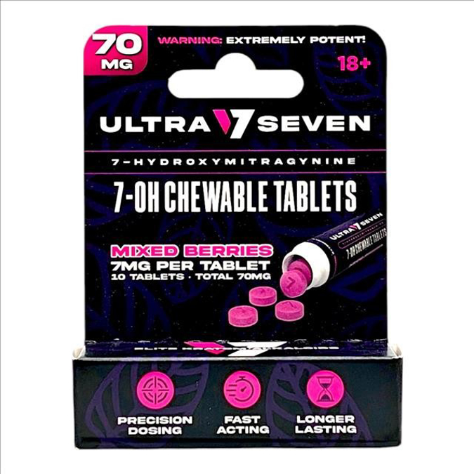 Picture of HYDROX - ULTRA SEVEN TAB 7MG 10CT - Mixed berries 