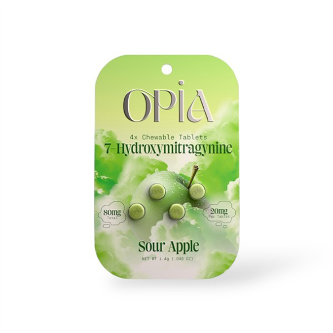 Picture of HYDROX - Opia 7 hydroxy tablets 20g 4pk 10ct/bx - Sour Apple