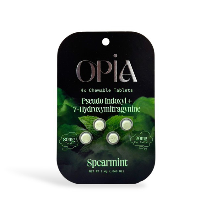 Picture of HYDROX - Opia Pseudo Hydroxy 20 Grams 4ct Tablets-Spearmint  