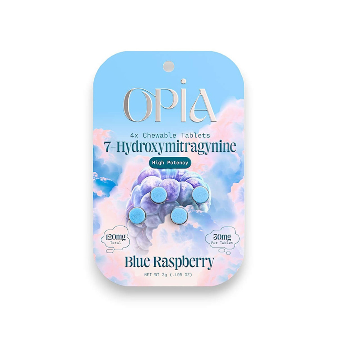 Picture of HYDROX - Opia tablets 30mg 4ct - Blue Raspberry