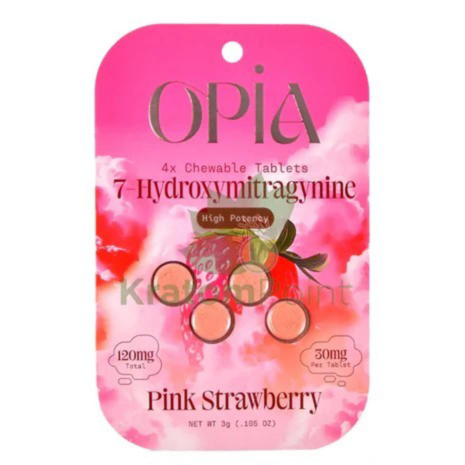 Picture of HYDROX - Opia tablets 30mg 4ct - Pink Strawbewrry