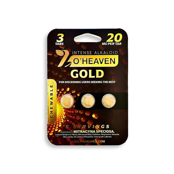 Picture of HYDROX - 7-OHeaven GOLD tabs 20mg 3ct