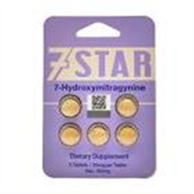 Picture of HYDROX - 7 Star tablets 30mg 5pk - Purple 