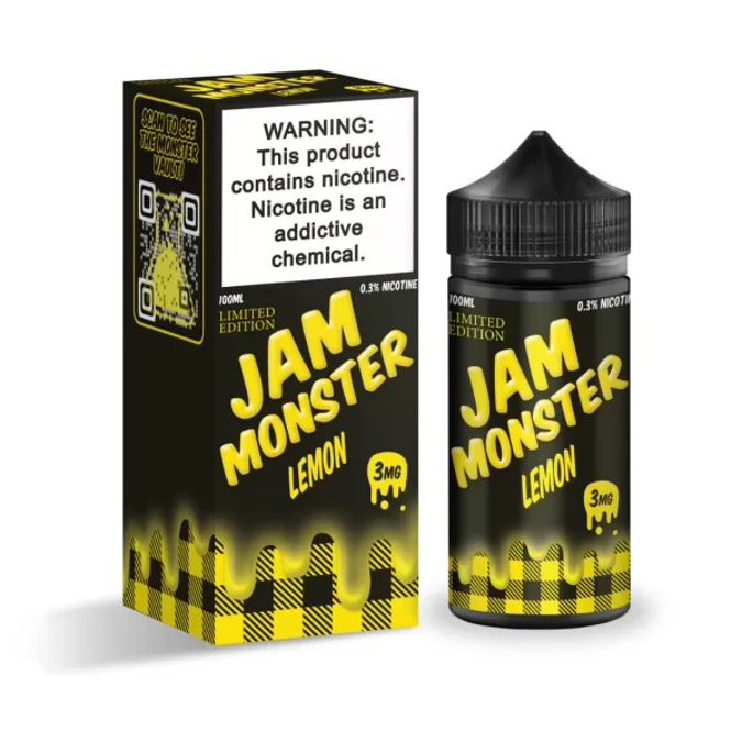 Picture of JAM MONSTER  E-JUICE 3MG 100ML - LEMON
