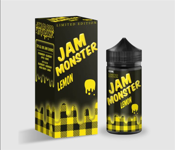 Picture of JAM MONSTER  E-JUICE 6MG 100ML - LEMON