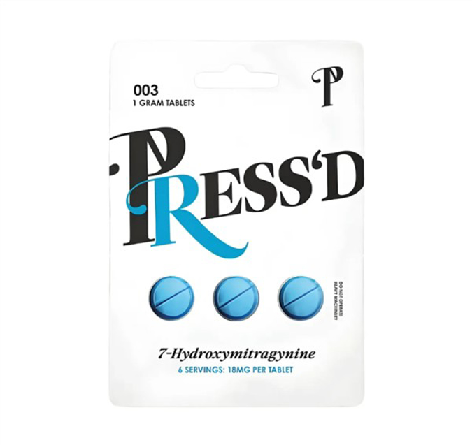 Picture of HYDROX - Pressed 7 hydroxy 18MG tablets 3pk  - Blue