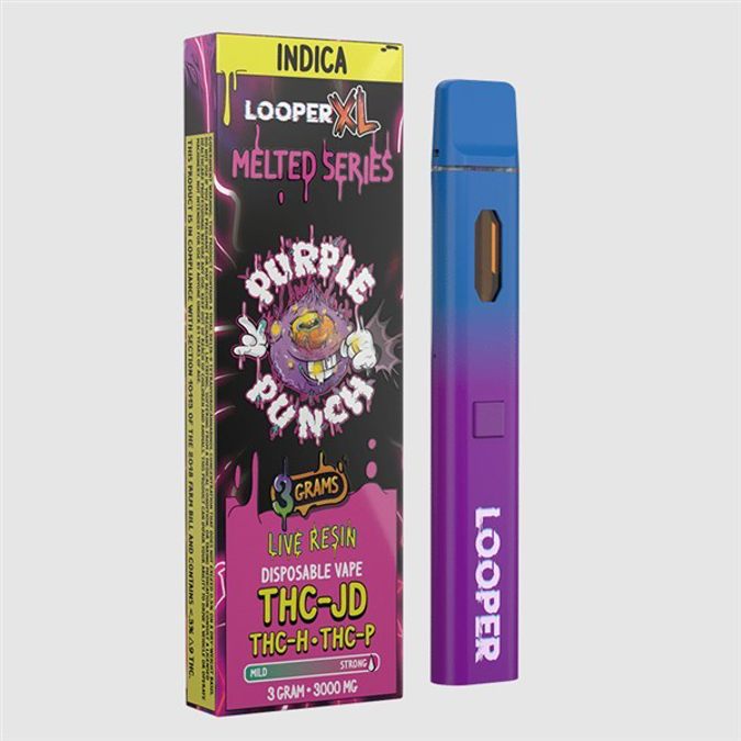 Picture of LOOPER DISPOSABLE LIVE RESIN XL 3GRAMS - PURPLE PUNCH