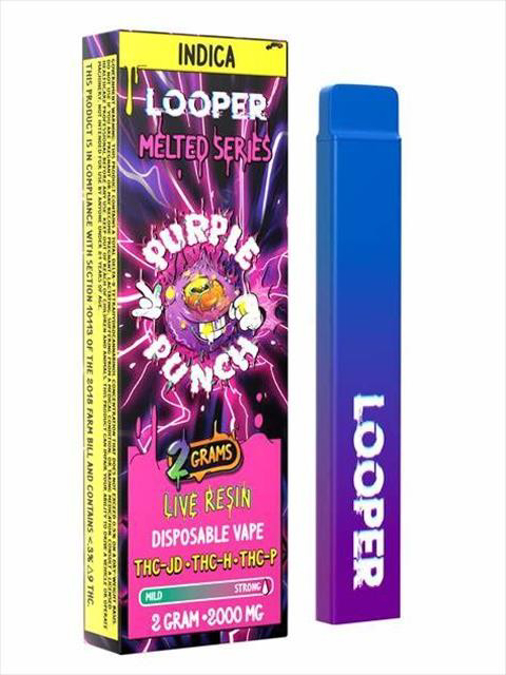 Picture of Looper Disposable Live Resin XL 3Grams-Purple Punch