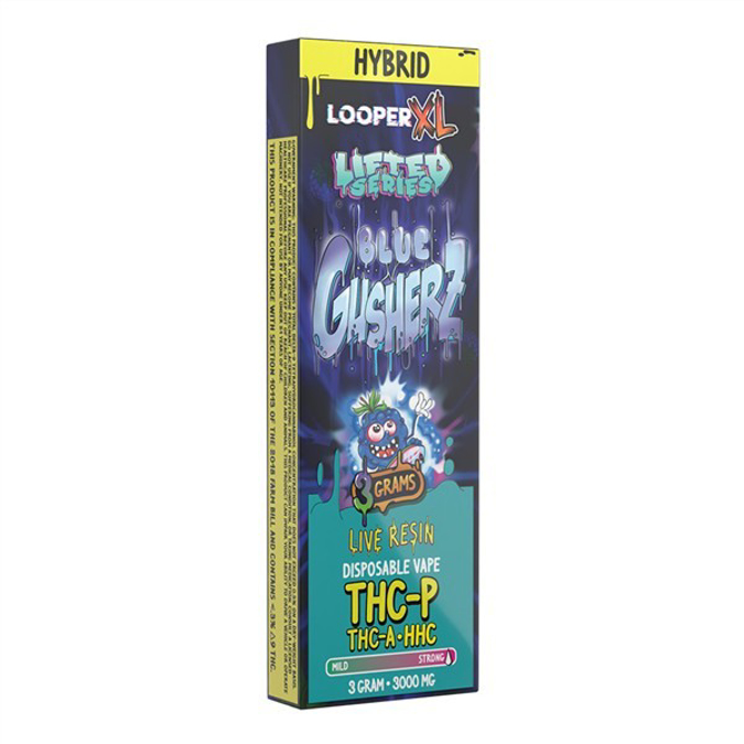 Picture of LOOPER DISPOSABLE LIVE RESIN XL 3GRAMS - BLUE GUSHERZ