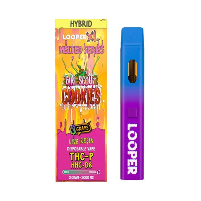 Picture of LOOPER DISPOSABLE LIVE RESIN XL 3GRAMS - GIRL SCOUT COOKIES
