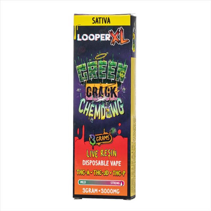 Picture of Looper Disposable Live Resin XL 3Grams- Green Crack 