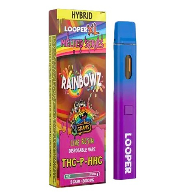 Picture of LOOPER DISPOSABLE LIVE RESIN XL 3GRAMS - RAINBOWZ