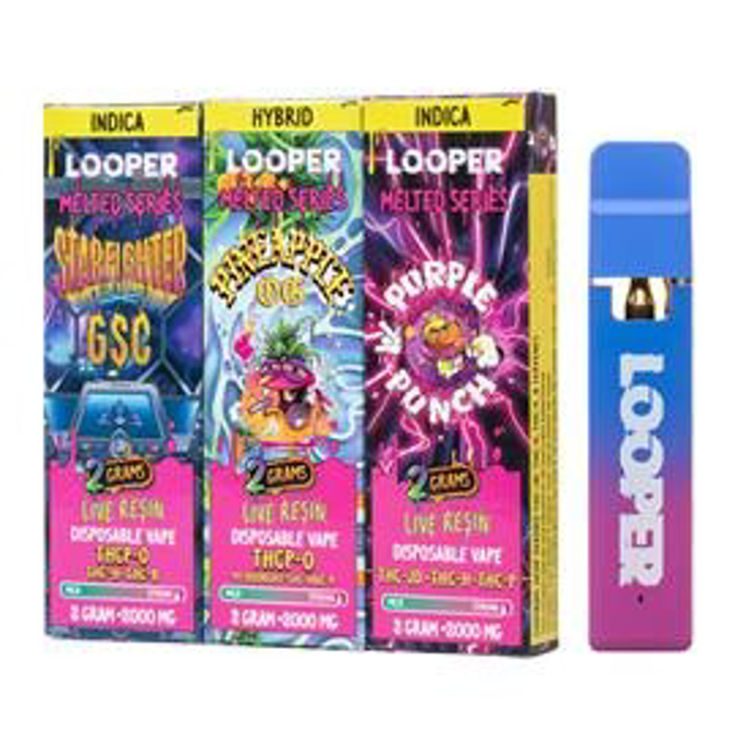 Picture of Looper Disposable Live Resin XL 3Grams-Mango Haze