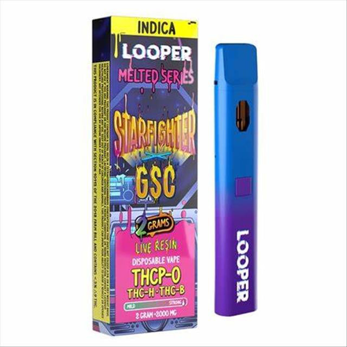 Picture of Looper Disposable Live Resin XL 3Grams-Starfighter Og